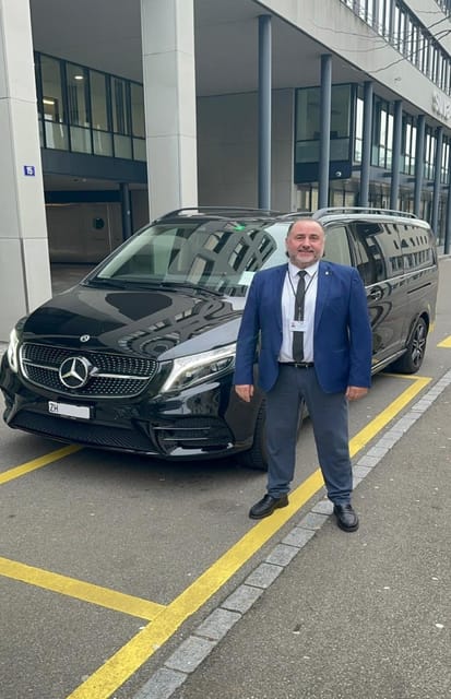 Private Luxury Transfers ZRH to Zurich City in V Class - Key Points