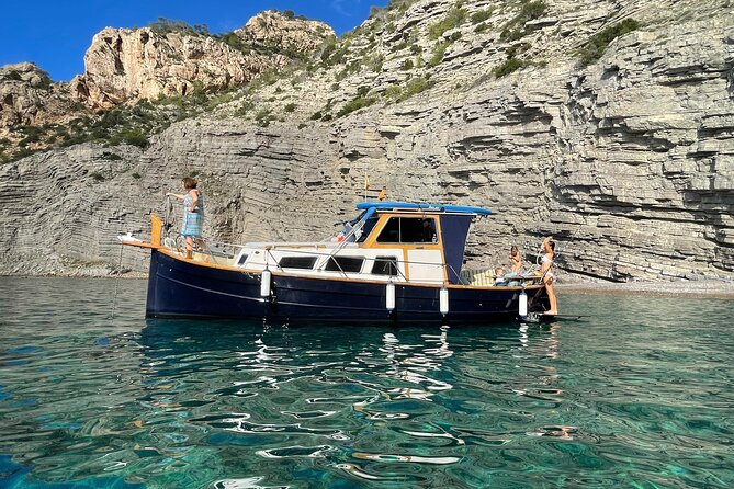 Private Mediterranean Classic Boat With Paddle Boards+Snorkelling - Enjoying the Sunset Cruise