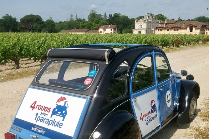 Private Médoc 4.5 Hours Wine Tour in a Citroën 2CV From Bordeaux - Meeting and Pickup