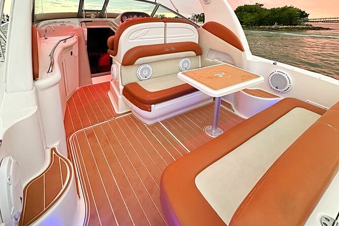 Private Miami Boat Tours With a Captain in a 33' Sundancer - Inclusions and Surcharges