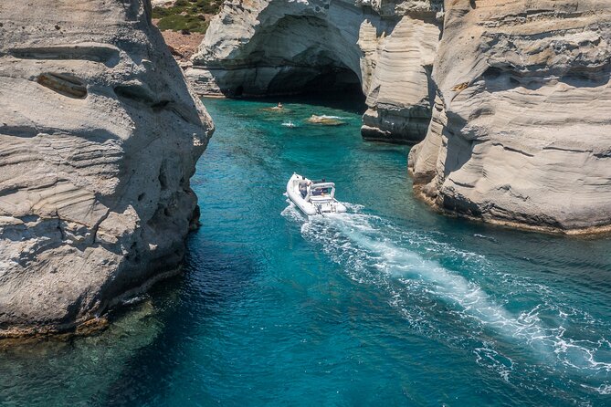 Private Milos Tour Islands of Colours- Luxury Boat Rental - Luxury Boat Rental Experience