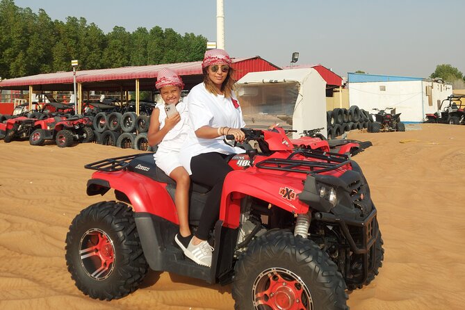 Private Morning Desert Excursion, Quadbike Sandboard & Camel Ride - Group Size and Booking