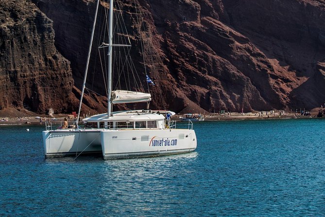 Private Morning Tour Lagoon 400-380 Sailing in Santorini ,Lunch, Drink, Transfer - Additional Information