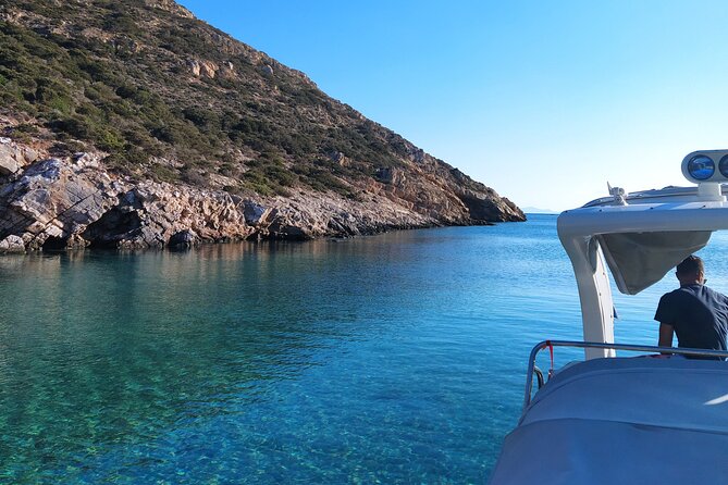 Private Motor Boat Day Cruise From Naxos to the Small Cyclades - Onboard Amenities and Facilities