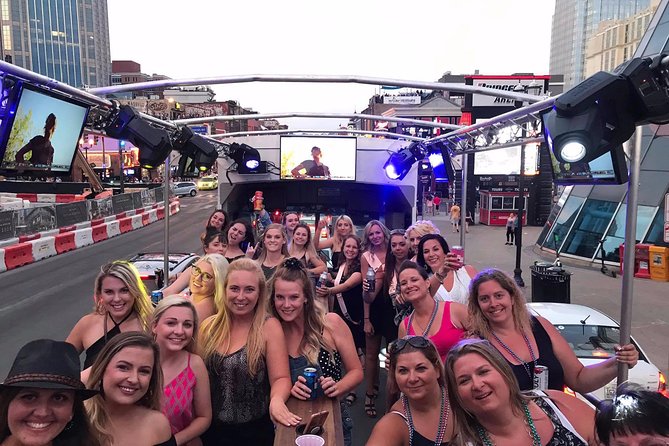 Private Nashville Open-Air Party Bus Tour W/ DJ & Bartender 21+ - Tour Itinerary and Sights