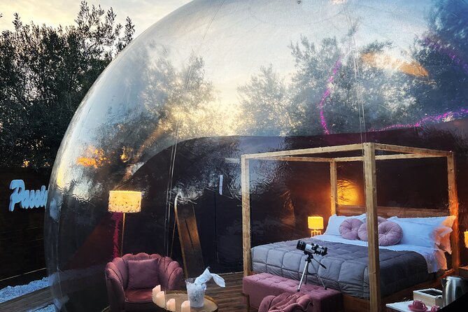 Private Night Admiring Stars Inside A Bubble Glamping in Sicily - Key Points