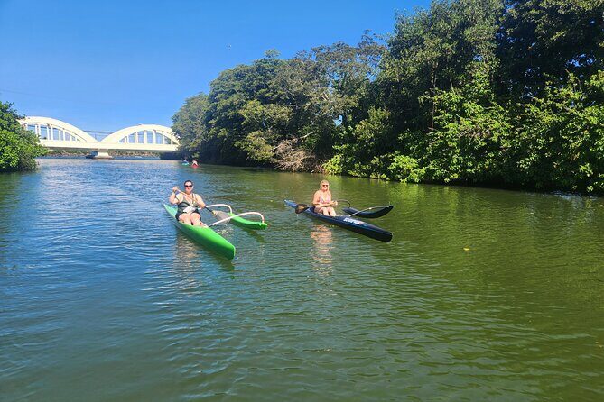 Private North Shore Hawaiian outrigger Canoe and turtle adventure - Key Points