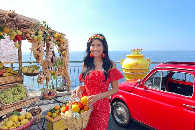 Private Photo Tour on the Amalfi Coast With Fiat 500 - Realisation Reel Instagram