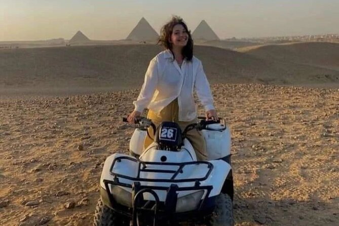 Private Quad Bike Adventure in Desert at Giza Pyramids - Stunning Pyramid Backdrop