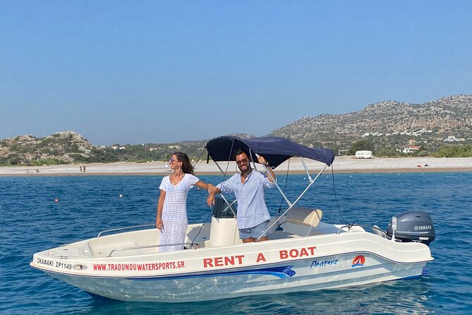 Private Rent a Boat Without License - Exploring Rhodes by Boat