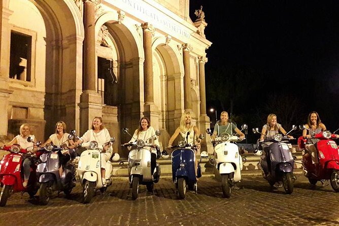 Private Rome by Night Vespa Tour - Guided Commentary and History