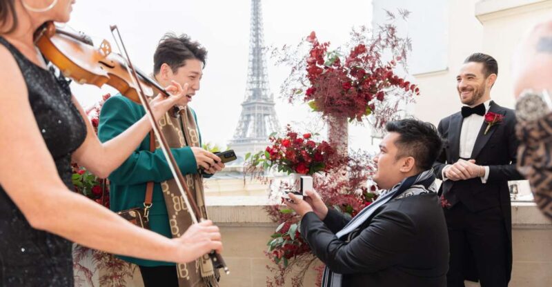 Private Rooftop/ Lgbtqia+ Proposal in Paris & Photographer - Proposal Experience