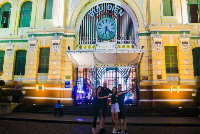 Private Saigon Night Tour - Discover Secret Sites By Scooter - Sights of Saigon Central Post Office, Notre Dame Cathedral, and Haunted Buildings