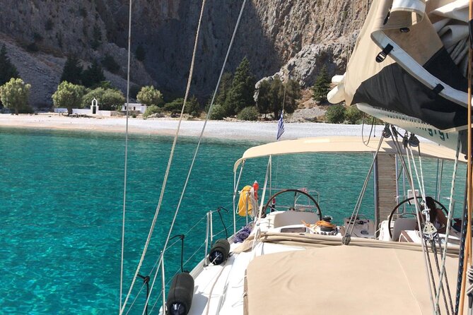 Private Sailing Trip to Kallithea Thermes Bay and Antony Quinn Bay. - Refreshments and Amenities