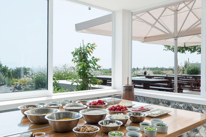 Private Santorini Cooking Class With a Chef Overlooking a Beautiful Garden - Good To Know