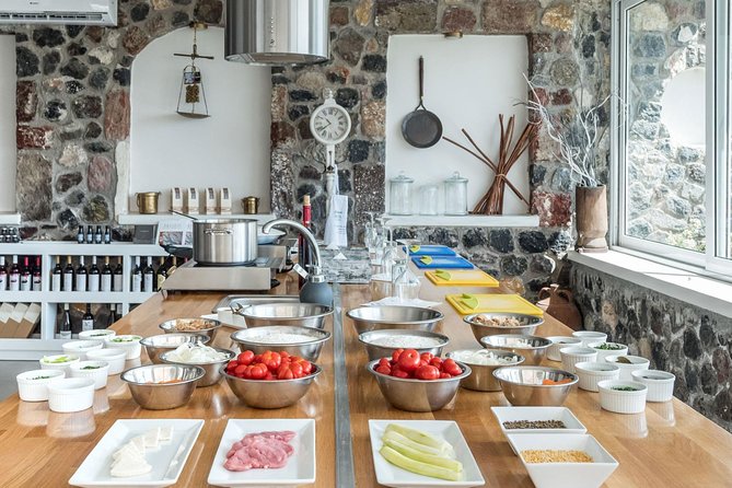 Private Santorini Cooking Class With a Chef Overlooking a Beautiful Garden - Menu Highlights