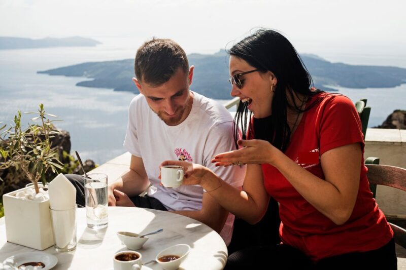 Private Santorini Highlights Tour Inc. Wine Tastings & Food - Key Points