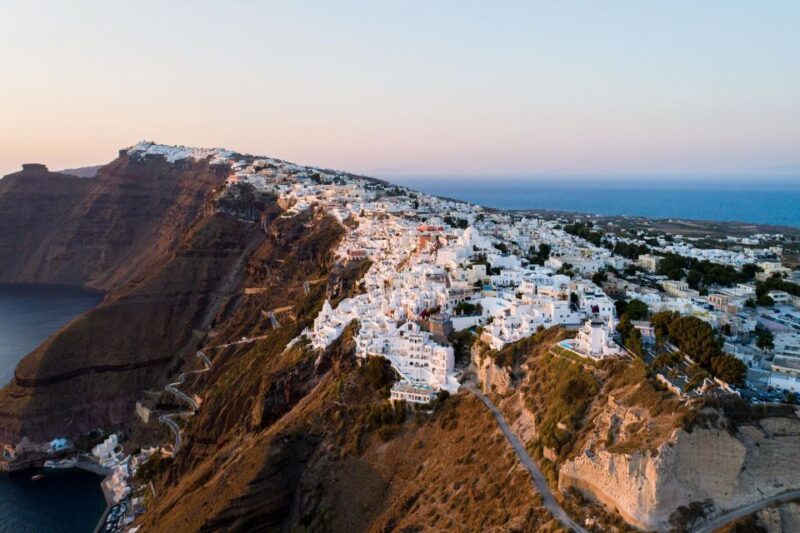 Private Santorini Sightseeing Tour With Dinner at Sunset - Pickup and Drop-off Locations