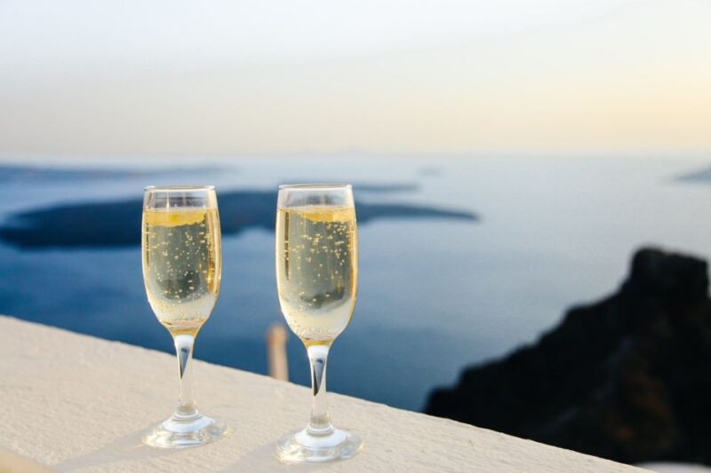 Private Santorini Sightseeing Tour With Dinner at Sunset - Sunset Dinner at Santo Wines