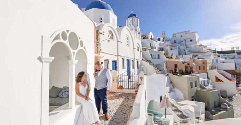 Private Santorini Wedding Photoshoot - Location and Scenery
