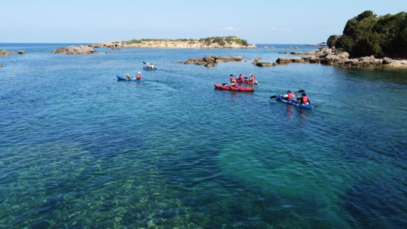 Private Sea Kayak Over Sunk City of Ancient Feia - Key Points