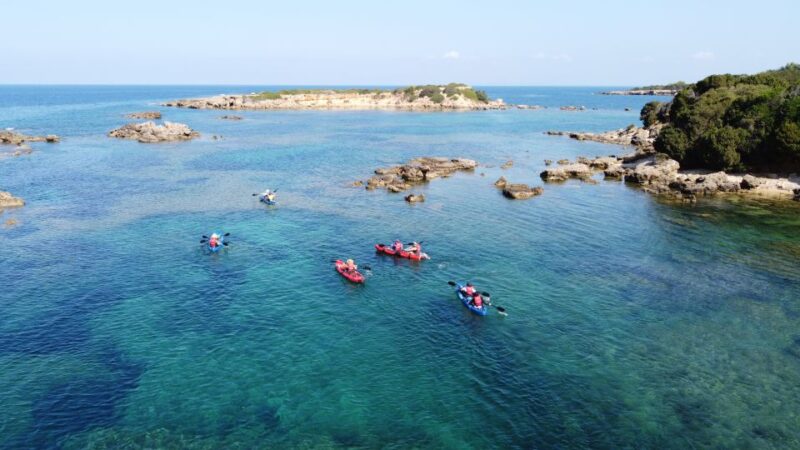 Private Sea Kayak Over Sunk City of Ancient Feia - Historic Harbor Visit