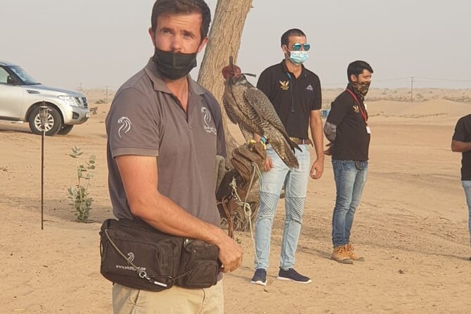 Private Setup, Falcon Photo , Dinner, Sunset in Middle of Desert - BBQ Self-Dinner
