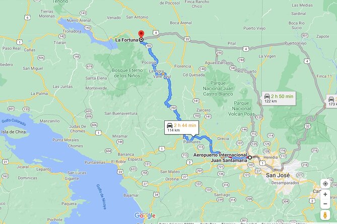Private Shuttle From San José Intl Airport to La Fortuna - Transportation Amenities