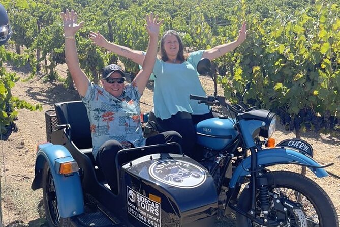 Private Sidecar Winery Tour Through Paso Robles - Booking Confirmation