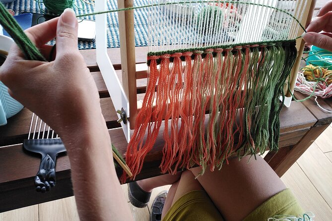 Private Small-Group Weaving Activity in Terceira Island - Guidance From the Instructor