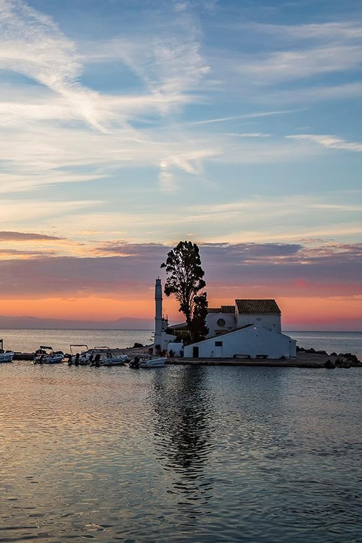 Private Sunset Tour Around Corfu Town With Flash Boat - Itinerary