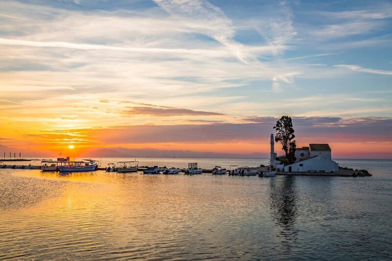 Private Sunset Tour Around Corfu Town With Georgia Boat - Itinerary Details