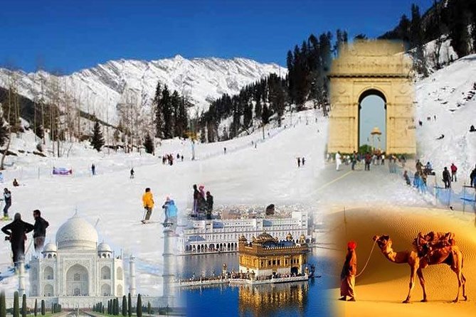 Private Taj Mahal With Shimla Manali Tour AC Car Guide Sightseeing With Meal - Inclusions