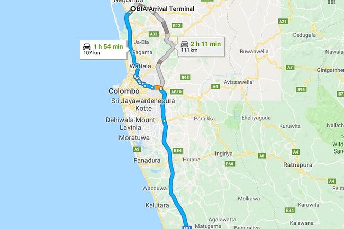 Private Taxi From Sri Lanka Airport (Cmb-Bia) to EKHO Surf Hotel Bentota - Booking Information