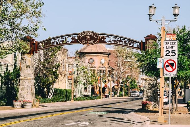 Private Temecula Wine Trail and Old Town Front Street. - Additional Fees and Information