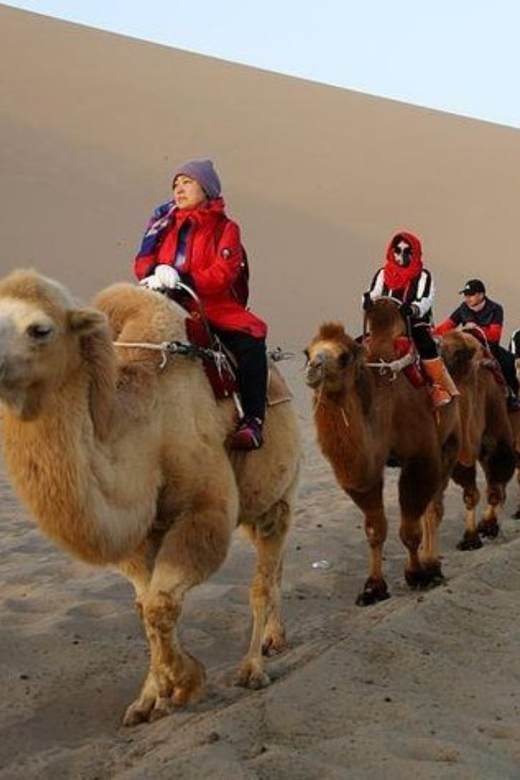 Private Tour Dunhuang Grottoes Mingshan Sand Dune Moon Lake - Key Points
