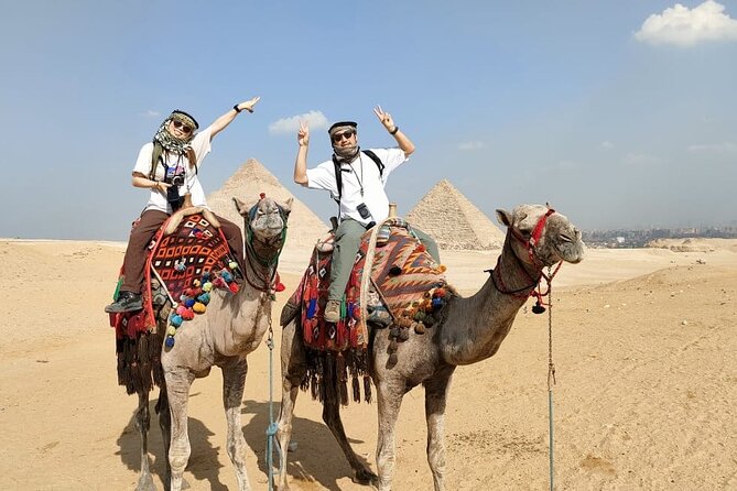 Private Tour Giza Pyramids Camel Quad Ride Lunch Shopping Cruise - Camel Ride Adventure
