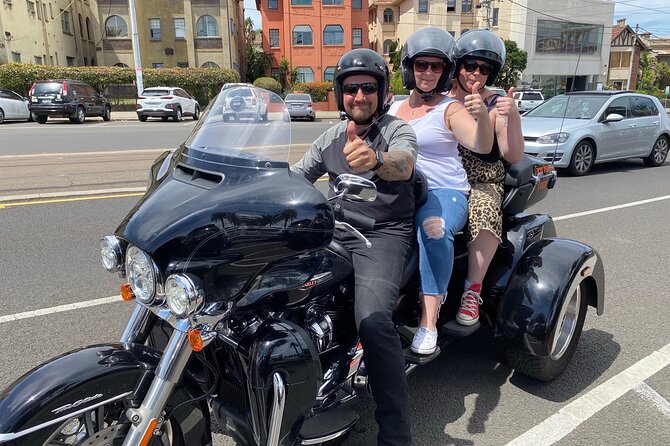Private Tour of Melbourne in a Harley Davidson Trike - Health and Safety