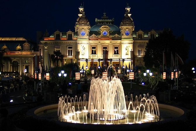 Private Tour of Monte Carlo by Night From Nice - Booking Information