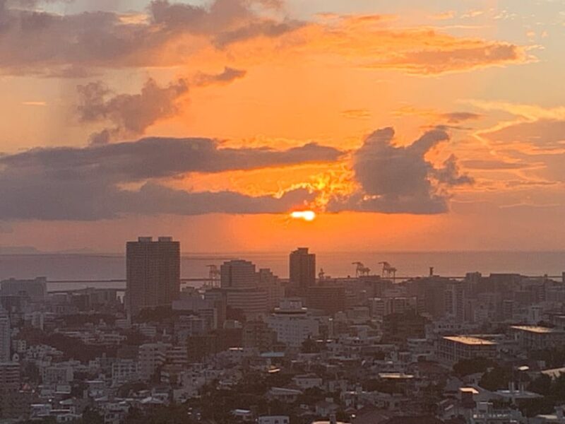 Private Tour : Okinawa Local Experience and Sunset Cycling - Illuminated Shuri Castle at Night