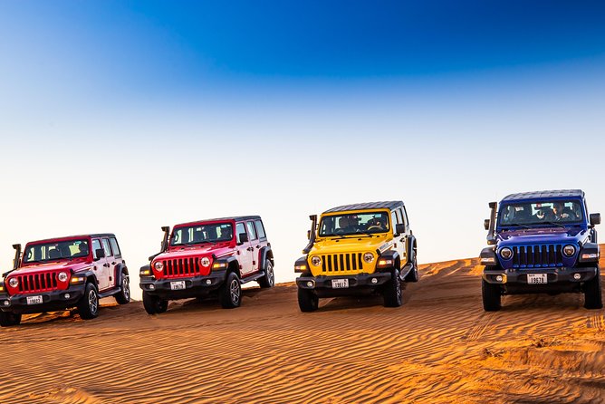 Private Tour on a Jeep Wrangler Safari up to 4 Pax - Sandboarding Fun