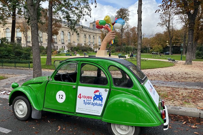 Private Tour Paris Sightseeing 2 Hours in Citroën 2CV - Inclusions and Additional Details