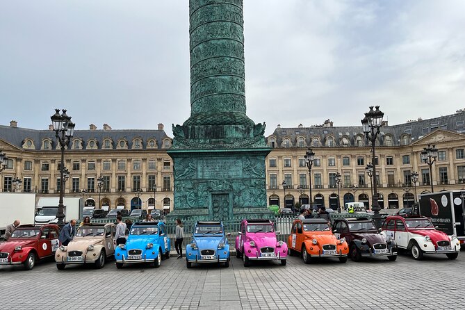 Private Tour Paris Sightseeing 2 Hours in Citroën 2CV - Advance Reservation Requirement