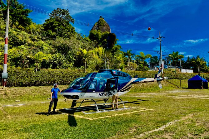 Private Tour to Guatapé With Helicopter Boat Ride and Roca Peñol - Piedra Del Peñol