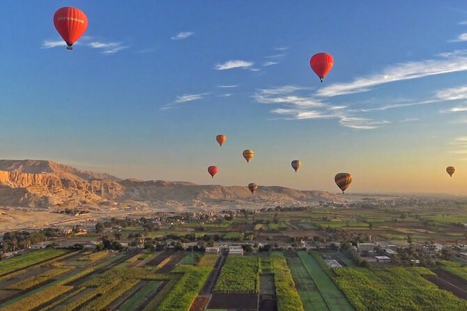 Private Tour to Luxor West and East Banks With Hot Air Balloon,Felucca and Lunch - Hot Air Balloon Ride Adventure