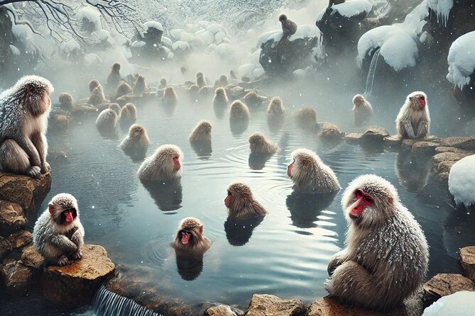 Private Tour to Snow Monkey, Zenkoji Temple & Hot Springs Nagano - Snow Monkey Experience