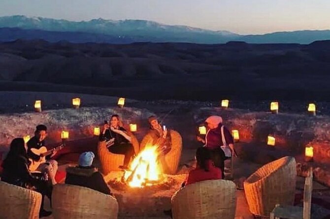 PRIVATE Tour With Dinner & Sunset With Camel to Desert Agafay - Exploring the Agafay Desert