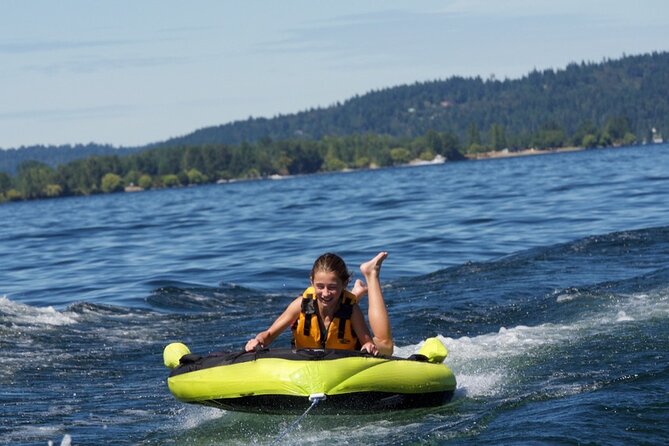 Private Towed Tubing Spinner at Baynes Sound, Union Bay - Activity Details and Inclusions