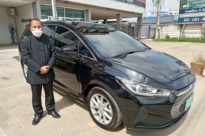 Private Transfer: BKK Airport to Pattaya Hotel 100% All-Electric Car - Passenger Capacity