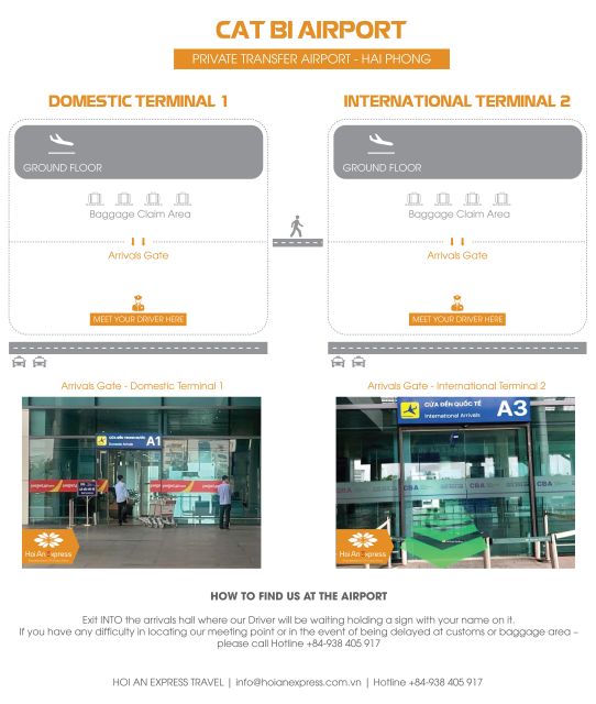 Private Transfer: Cat Bi Airport - Hai Phong City Center - Key Points